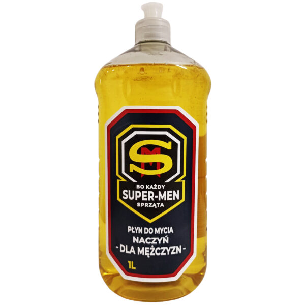 Płyn Do Mycia Naczyń 1L - Dla Mężczyzn - Super-Men
